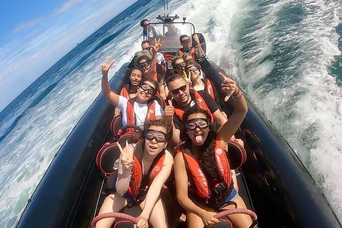 30-Minute Raptor RIB Ride Activity in Torquay - Meadfoot, London Bridge, and the South West Coast Path