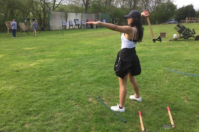 Axe Throwing Session - One Hour - Arriving at Polowood Shooting Ground