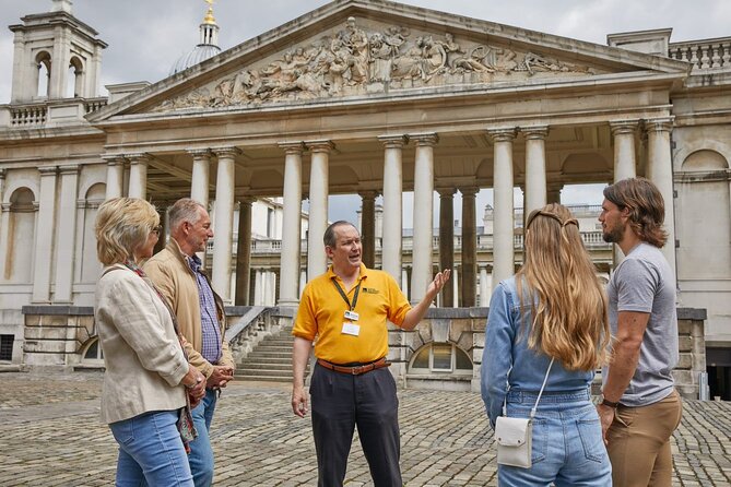 Blockbuster Film Tours - Old Royal Naval College, Greenwich - Starting on the Old Royal Naval College grounds
