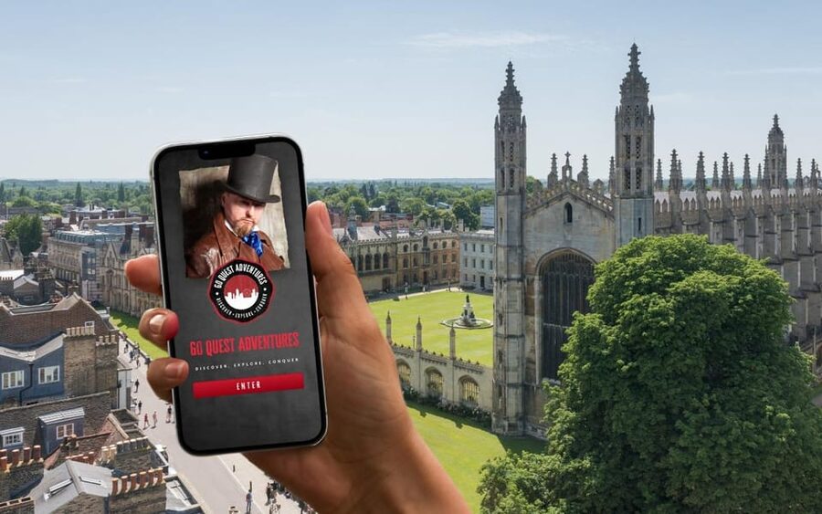 Cambridge: City Walking Tour & Exploration Game - The Time-Eating Clock and Other Cambridge Stories