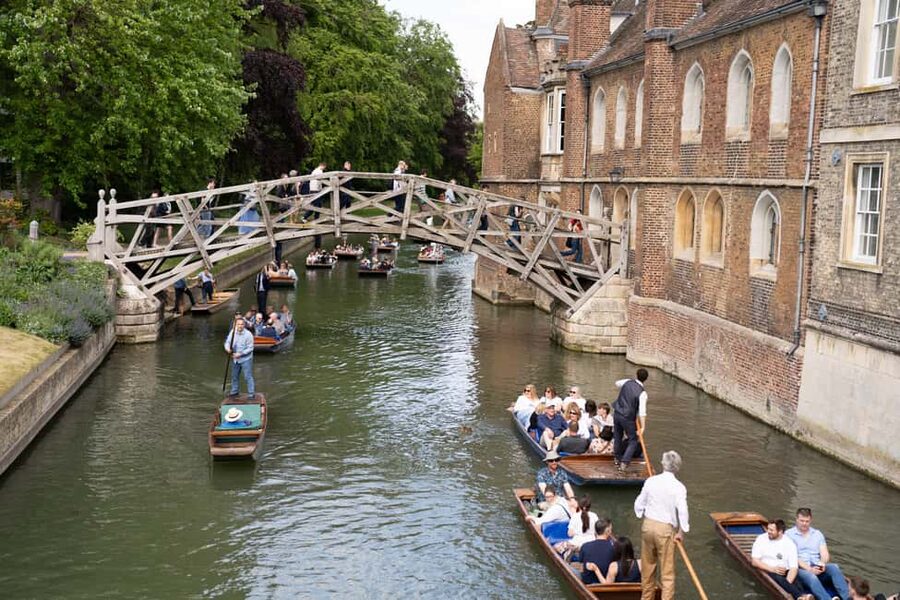 Cambridge: Punting Tour on the River Cam - King’s College from the River Cam
