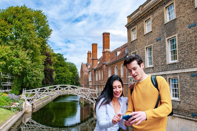 Cambridge Quest: Self Guided City Walk & Immersive Treasure Hunt - Following the cobbled route through Cambridge