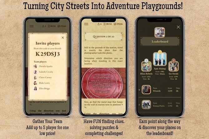 Cambridge Quest: Self Guided City Walk & Immersive Treasure Hunt - Solving clues through the GQA app