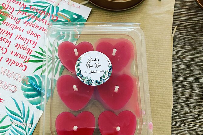 Candle Making Workshop and Bubbly in UK - Learning the basics of wax, oils, and wicks
