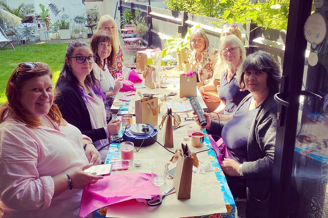 Candle Making Workshop and Bubbly in UK - Making floating, container, and beeswax candles