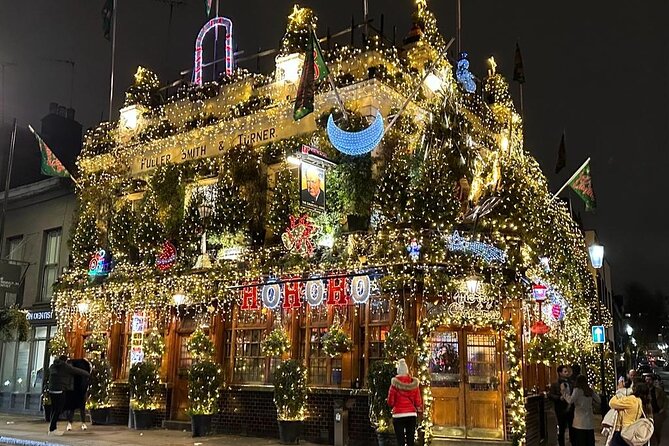 Christmas Lights and Markets London Taxi Tour - Oxford Street starts the evening in bright style