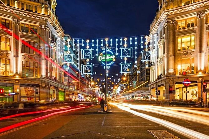 Christmas Lights Open-Top Bus Tour - Piccadilly Circus and the West End after dark