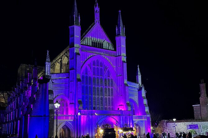 Christmas Mulled Wine Walk of Winchester - Winchester Cathedral at the end of the walk