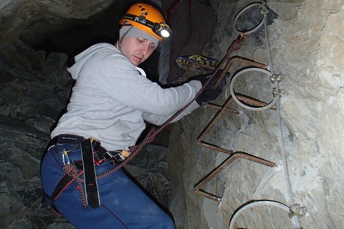 Climb in the Mine - The guides make a real difference