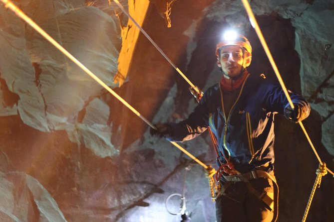Climb in the Mine - Arriving at Honister Slate Mine