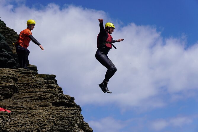Coasteering Adventures in Bossiney Cove, Bude, and Cornwall - Starting at Bossiney Campsite near Tintagel