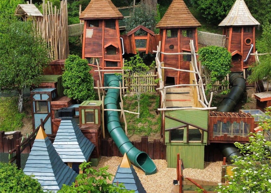 Devon: Watermouth Castle Entry - Hobbledown Bay gives children room to roam
