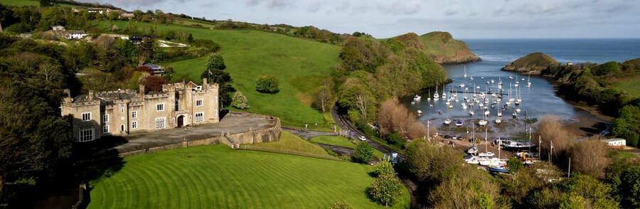 Devon: Watermouth Castle Entry - The rides range from calm flights to a fast Toboggan Run