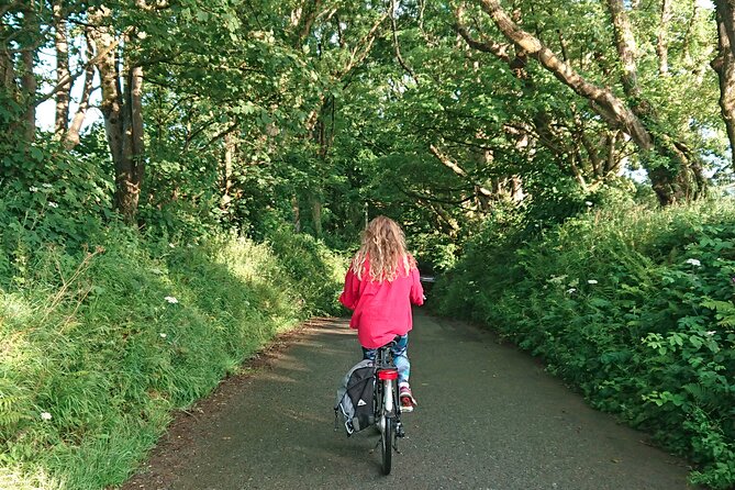 Explore North Cornwall on Electric Bikes - Walking five minutes to Morwenstow church
