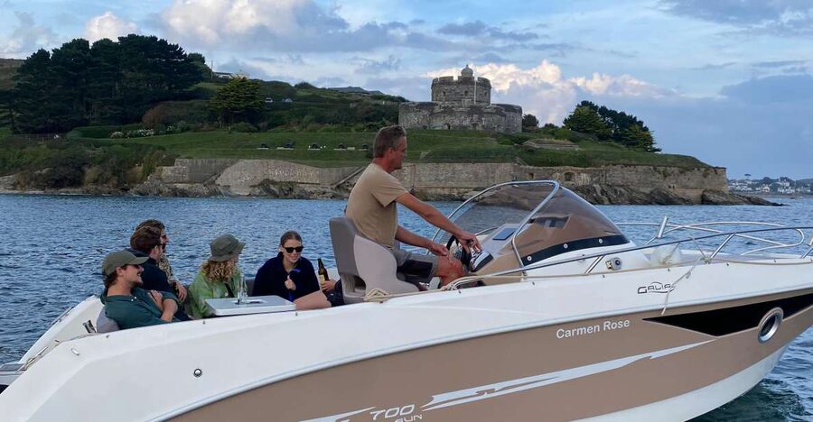 Falmouth Bay, Cornwall: Private Skippered Speed Boat Trip - Cruising Falmouth’s working harbour