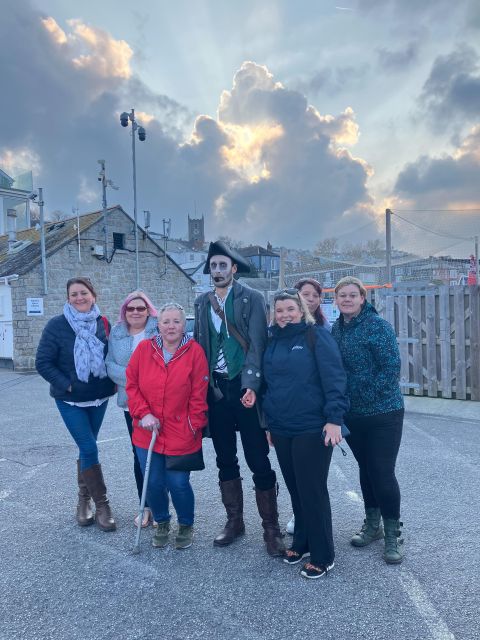 Falmouth: Spookily Enjoyable Ghost Tour - Meeting an undead sailor on Prince of Wales Pier