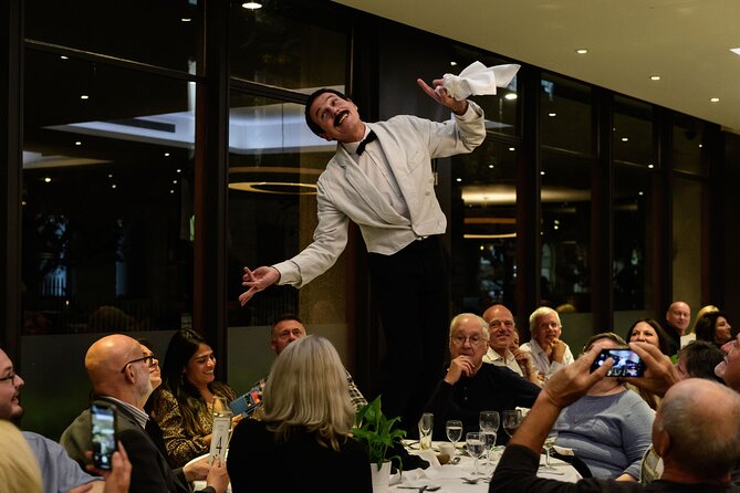 Faulty Towers The Dining Experience in London - Basil, Sybil, and Manuel carry the comedy