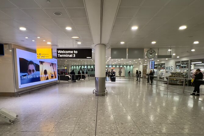 From Heathrow Airport to Gatwick Airport | Private Transfer - The 75-minute waiting allowance after landing
