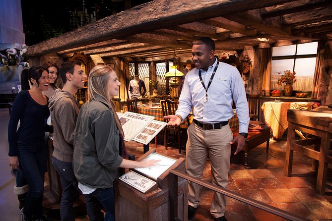Fully Guided Tour of Warner Bros Studio Tour London – The Making of Harry Potter - Diagon Alley, Hogwarts classrooms, and Ministry offices