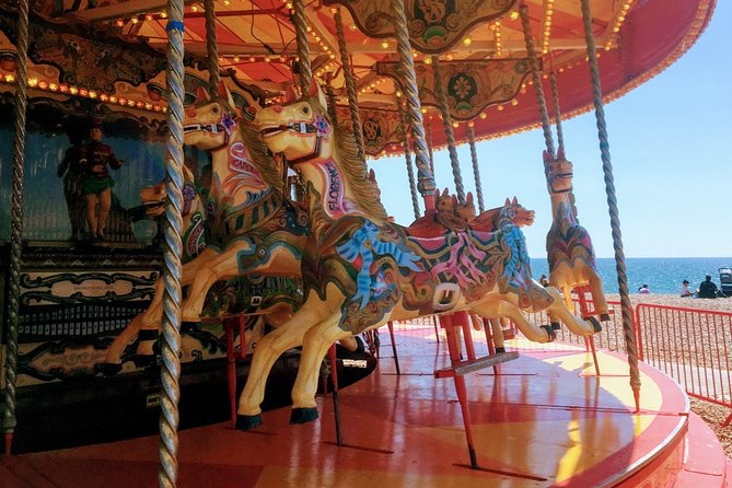 Fun, Flexible Treasure Hunt Around Brighton with Cryptic Clues & Hidden Gems - West Pier gives the walk a different view