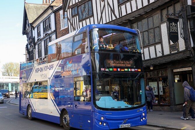 Golden Tours York Hop-on Hop-off Open Top Bus Tour with Audio Guide - A useful first look at York from Exhibition Square