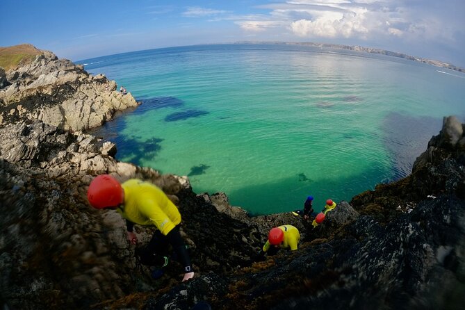 Half-Day Coasteering in Newquay Cornwall - Swimming, climbing, and following the Cornish coast