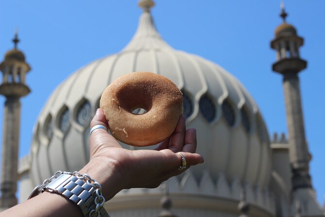 Handcrafted Donuts & Tea: Brighton's Artisan Sweet Treat Tour - Afloat turns a donut into a piece of public art