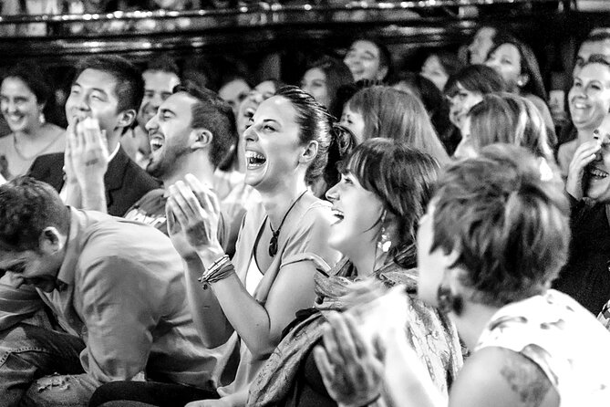 International Stand Up Comedy Show in Covent Garden - What happens from 7:30pm to 10:30pm