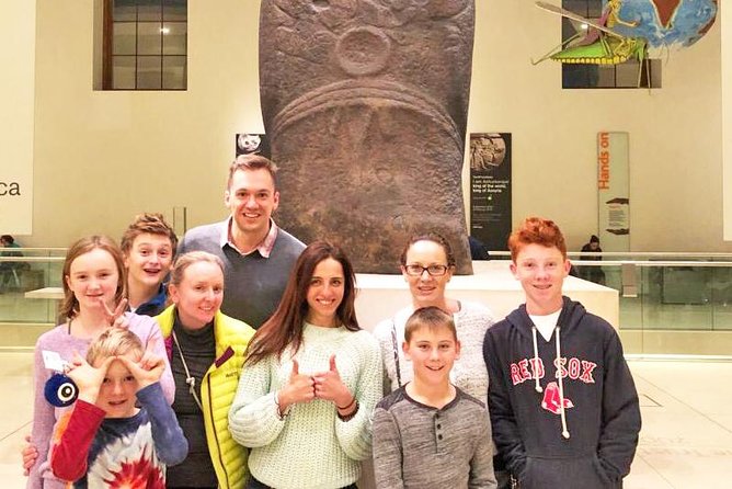 Kids & Families London British Museum Highlights Tour and West End Discovery - Egyptian and Greek galleries with children in mind