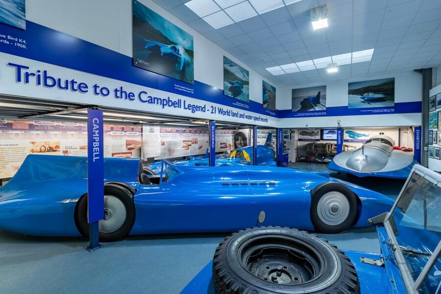 Lakeland Motor Museum Entry Ticket - Bluebird and the Donald Campbell Display