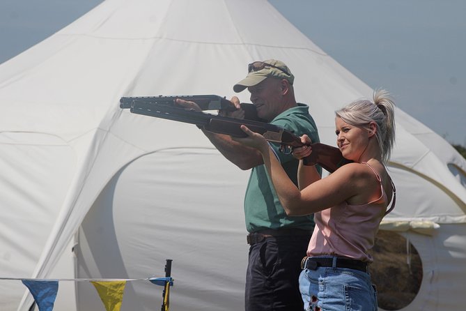Laser Clay Shooting - Practice rounds help you find the timing