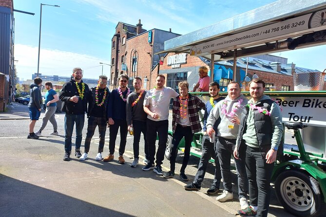 LIverpool beer or prosecco bike tour - What the Liverpool beer bike actually feels like