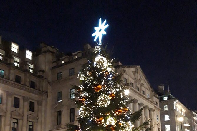 London Bespoke Black Cab Christmas Lights & Sights Private Tour - Covent Garden closes the evening well