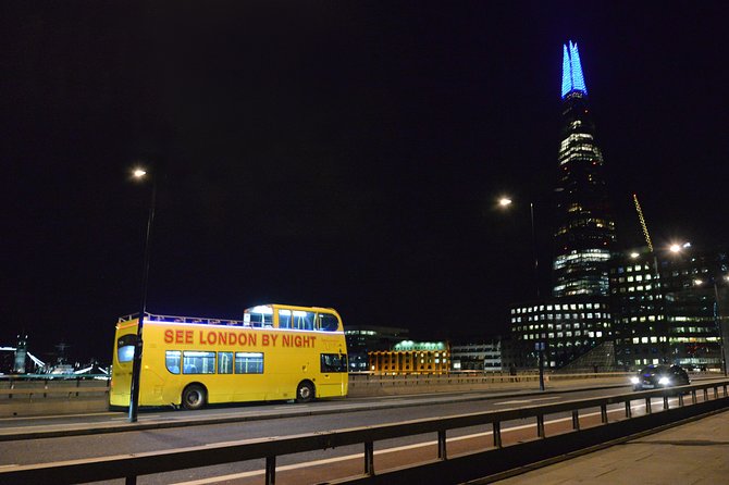 London by Night Sightseeing Tour - Open Top Bus - St. Paul’s Cathedral above the City