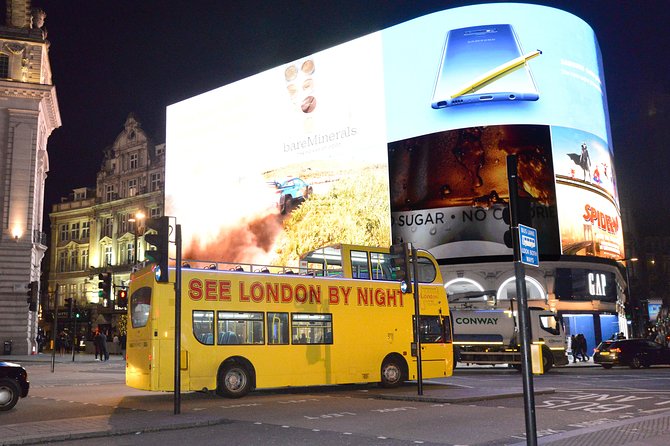 London by Night Sightseeing Tour - Open Top Bus - Kensington, Knightsbridge, and Harrods
