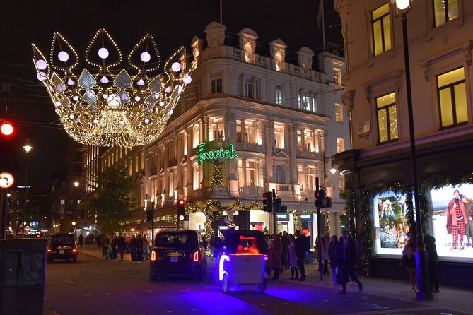 London Christmas Lights Private Walking Tour - Bond Street and South Molton Street: fashion and music history