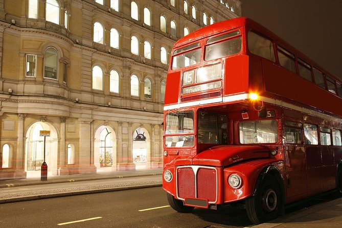 London Christmas Lights Tour by Vintage Double-Decker Bus - Department stores, shop windows, and Piccadilly Circus