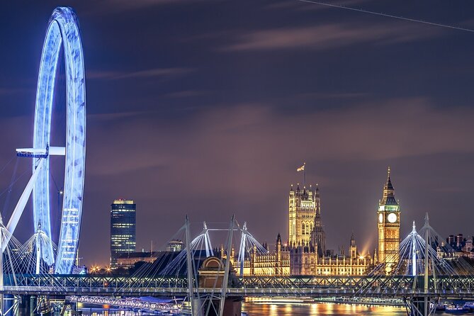 London Discovery by Day and by Night Hop-On Hop-off Tours - Seeing London after dark on the two-hour circuit