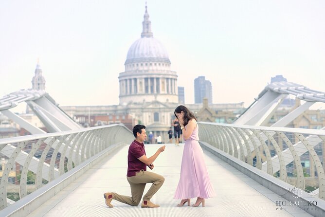 London Engagement / Secret Marriage Proposal near St Paul's Cathedral - How the one-hour proposal session unfolds