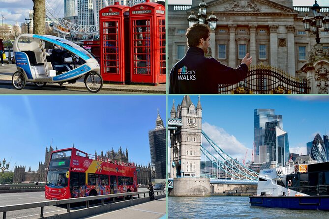 London: Harry Potter Walk, Hop-on Hop-off Bus Tour and Cruise - From Big Ben to Buckingham Palace