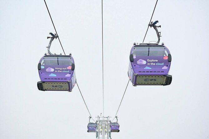 London: IFS Cable Car + Uber Boat Hop-On Hop-Off 1 Day River Pass - Battersea Power Station and the western end