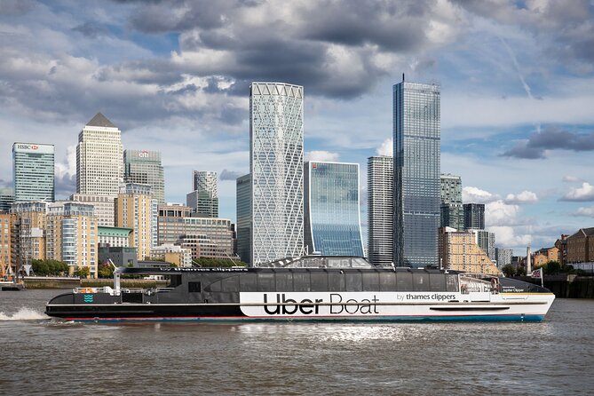 London: IFS Cable Car + Uber Boat One Way River Thames Cruise - The Uber Boat gives you London at river level