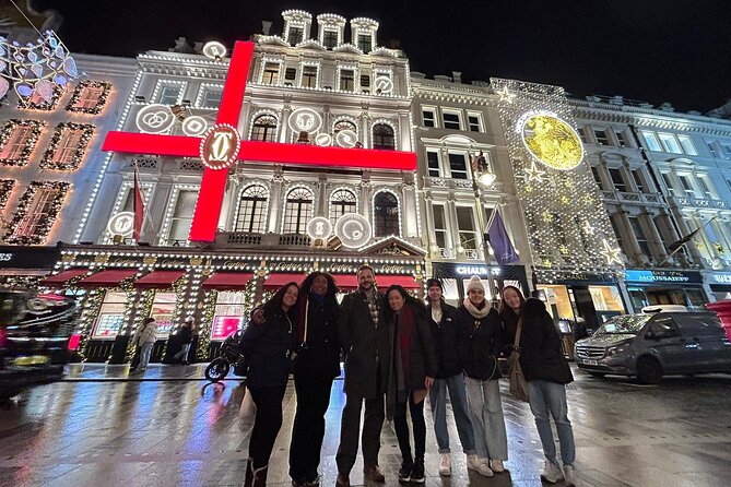 London Magical Christmas Walking Tour with Guide - The Dominion Theatre and a quieter church interior