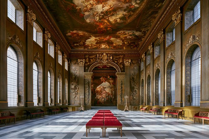 London: Naval College + Painted Hall + Uber Boat: One Way Trip - The Skittle Alley and the eighteenth-century chapel