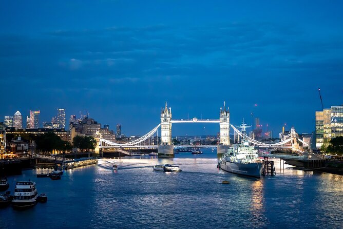 London Night Tour See the City Lights - St Paul’s Cathedral under the evening sky