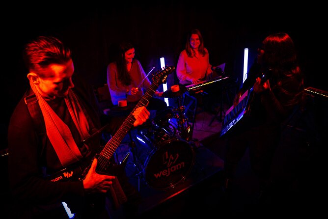 London: Rock On! Camden's Interactive Rockstar Experience - How the colour-coded music system works