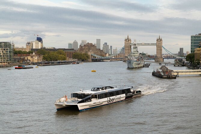 London Roundtrip Thames Cruise Uber Boat by Thames Clippers - Key points to know before you board