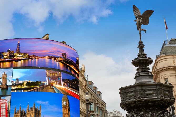 London’s West End at War: Self-Guided WWII Puzzle Adventure - Churchill and Roosevelt appear at the Allies sculpture