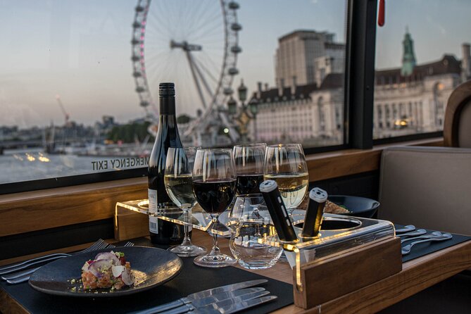 London Scenic Lunch Tour: A Gastronomic Adventure - The glass dining room and the view from above