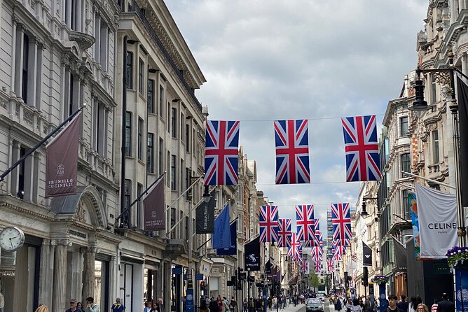 London Shopping Tours - Back streets near Bond Street and Oxford Street